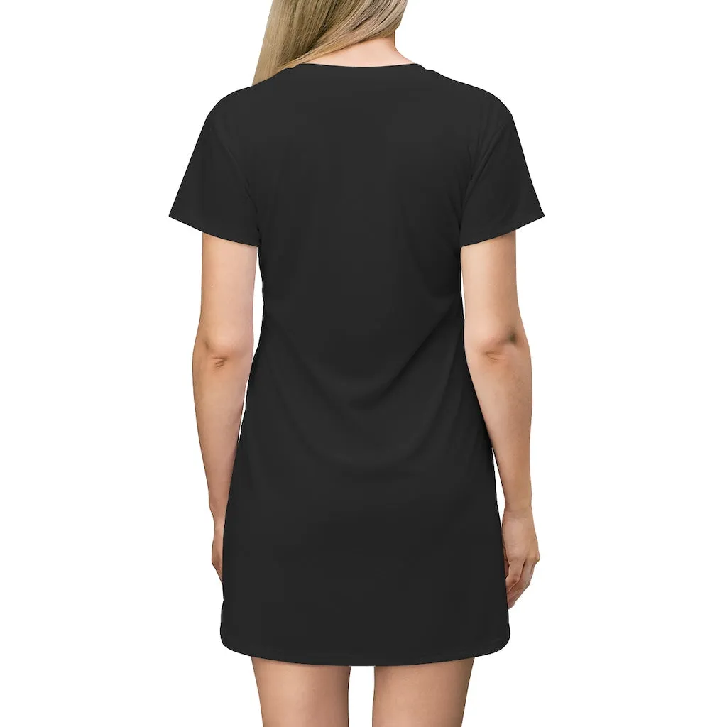 Angetir All Over Print T-Shirt Dress