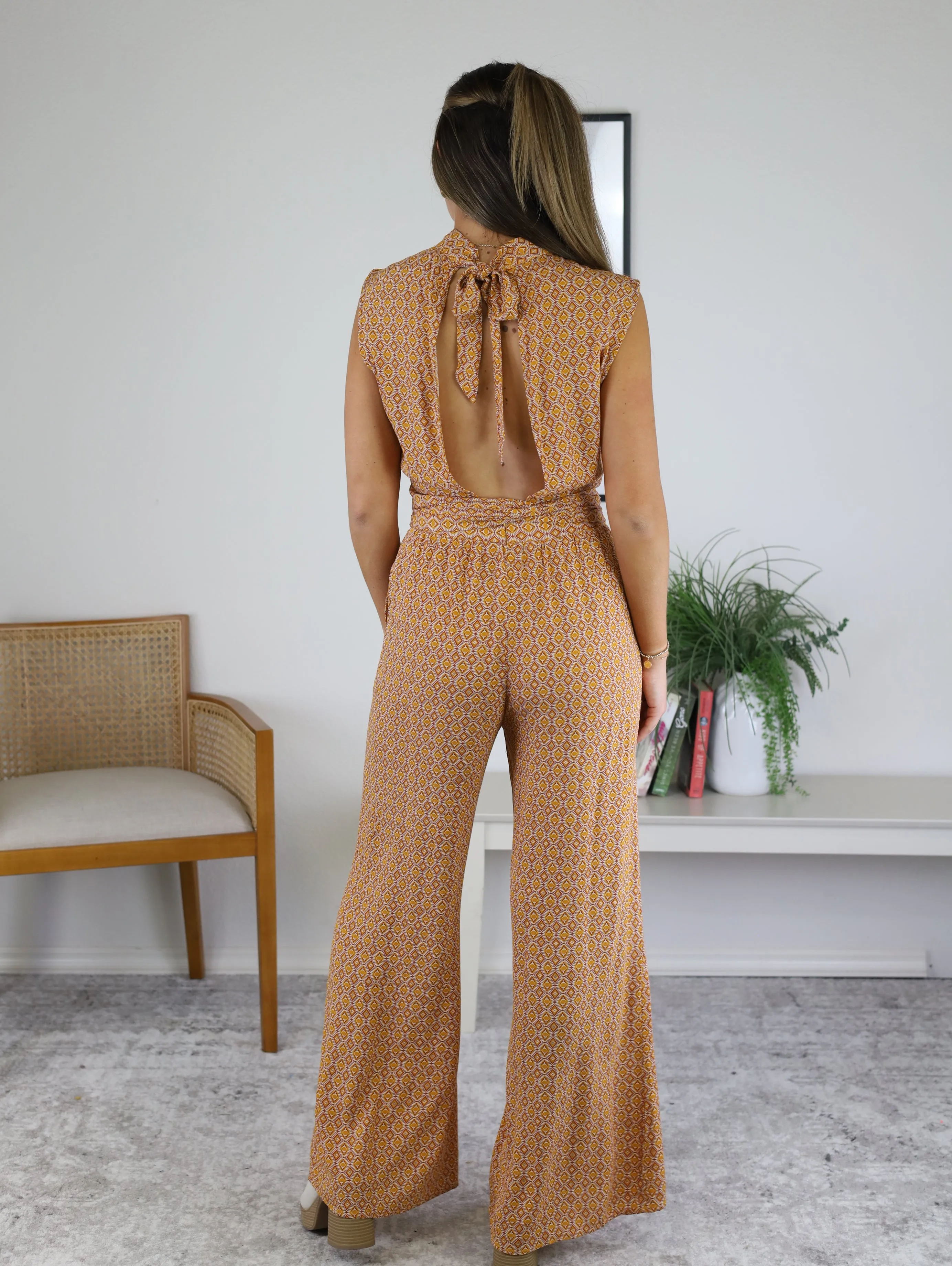 Annmarie Open Back Jumpsuit