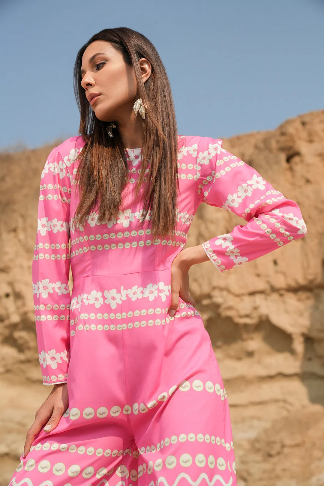 Baurai Jumpsuit - Pink