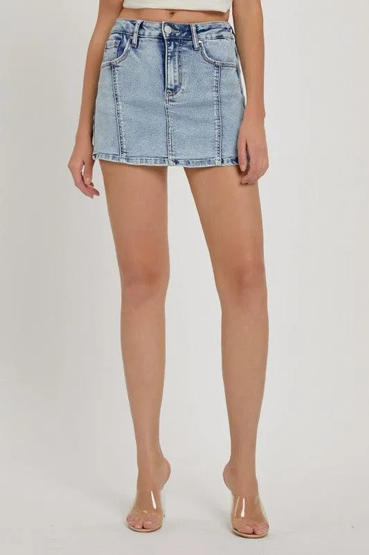 Becky Skort Denim Culottes S-XL