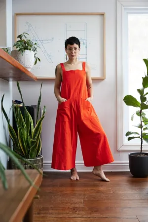 Birds of North America Dusky Greygone Jumpsuit - Blood Orange (Online Exclusive)