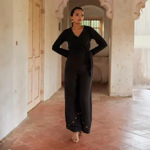 Black Jumpsuit for Women | Kala Cotton & Bamboo Hemp