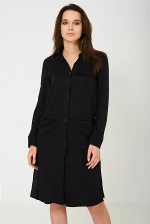 Black Shirt Dress Ex Brand