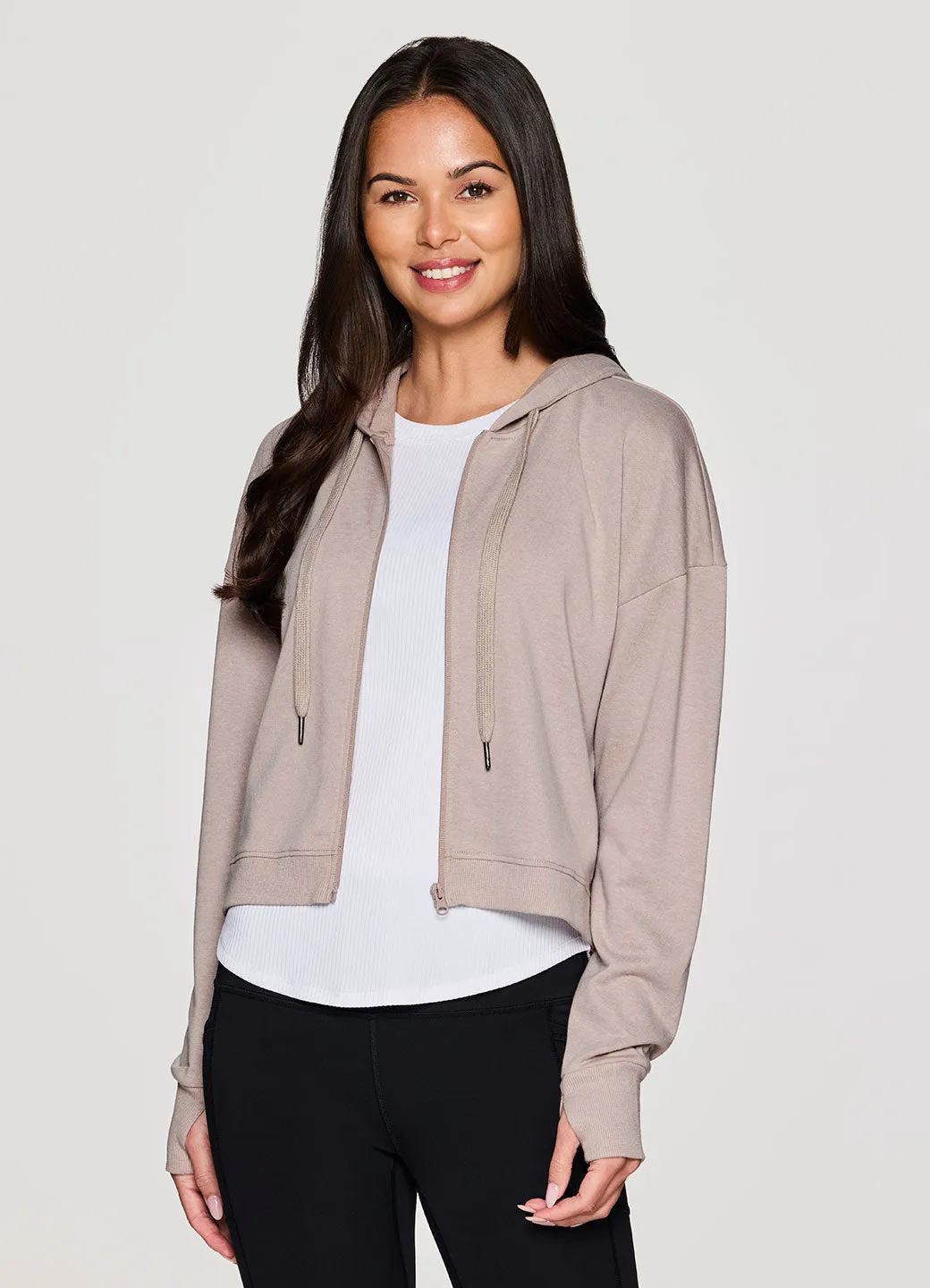 Brooke Daily Cropped Hoodie Jacket