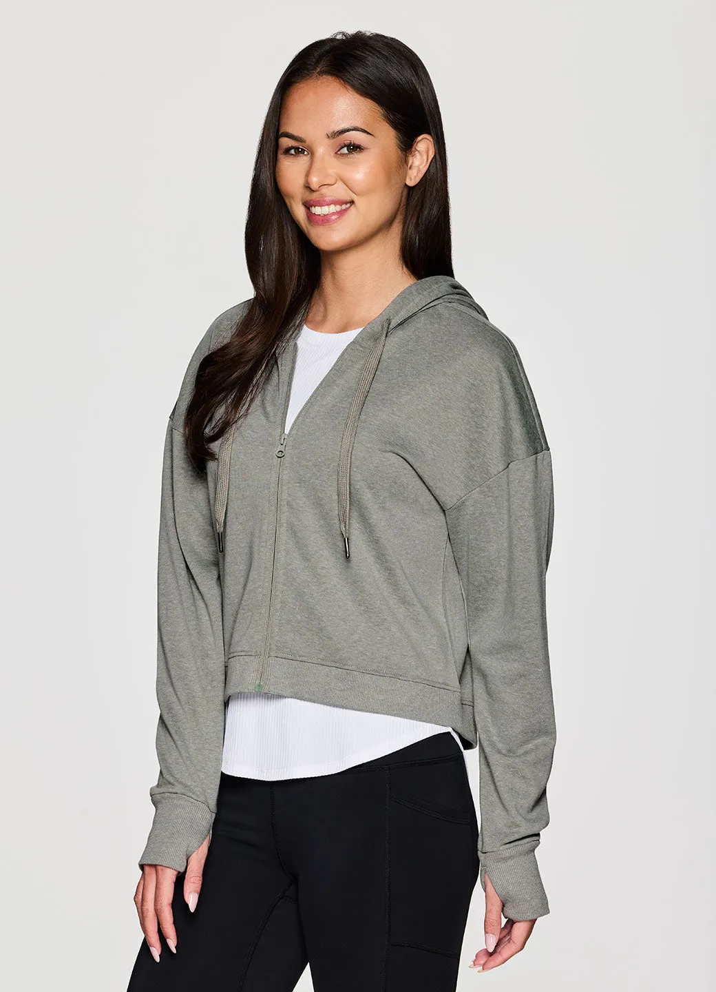 Brooke Daily Cropped Hoodie Jacket