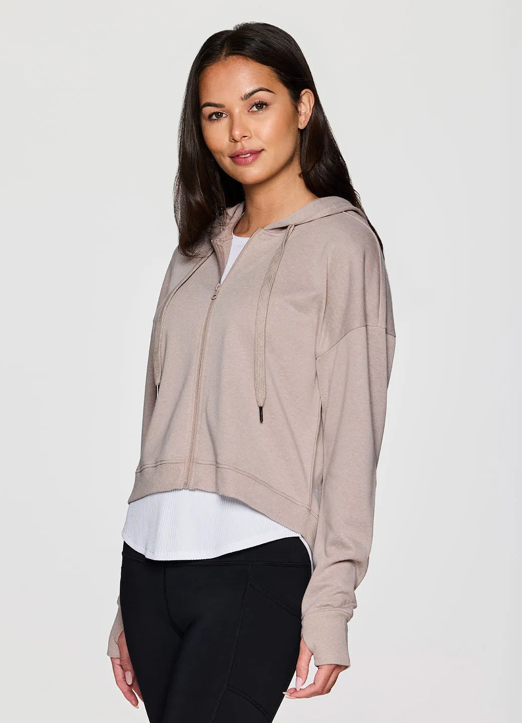 Brooke Daily Cropped Hoodie Jacket