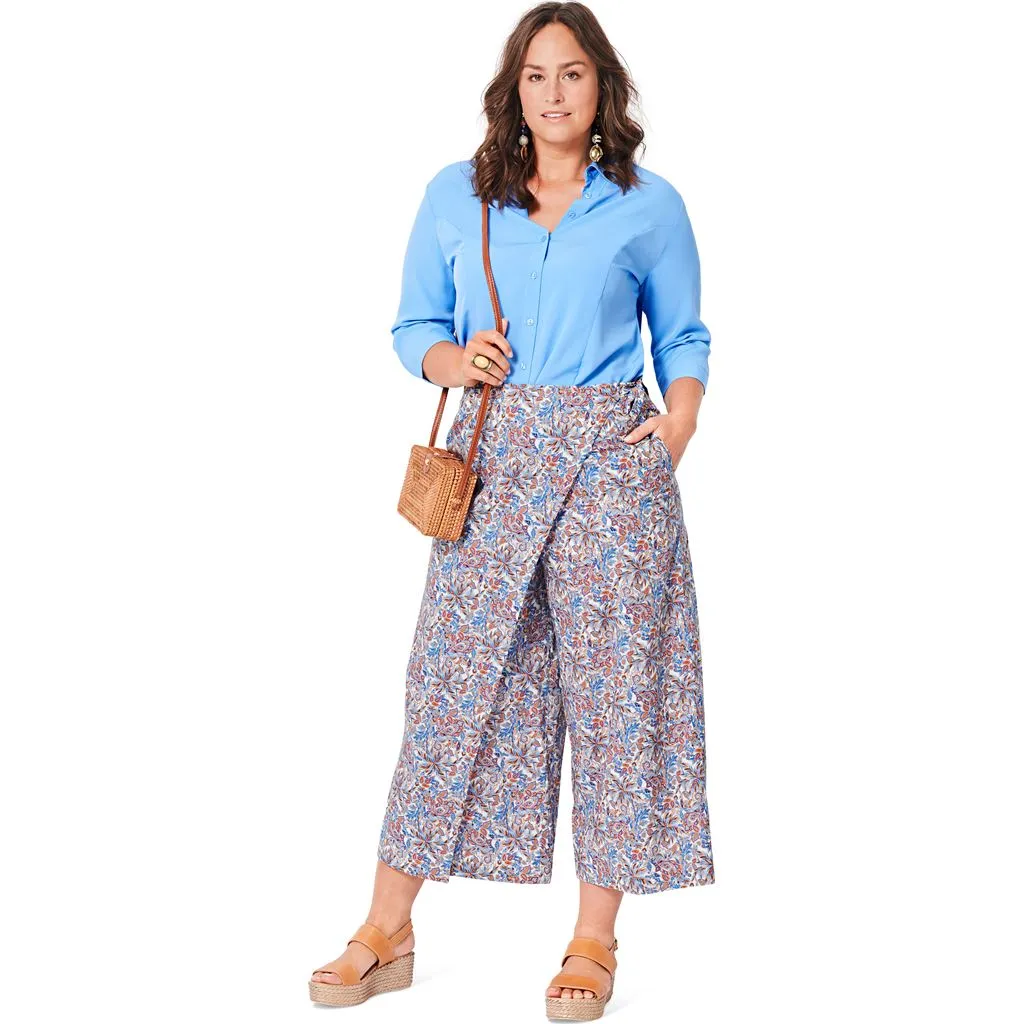 Burda Style Pattern 6035 Misses' Trousers and Culottes B6035