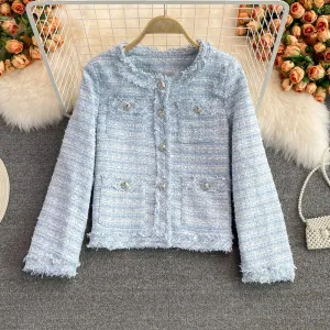 Celebrity xiaoxiangfeng tweed short coat  1661