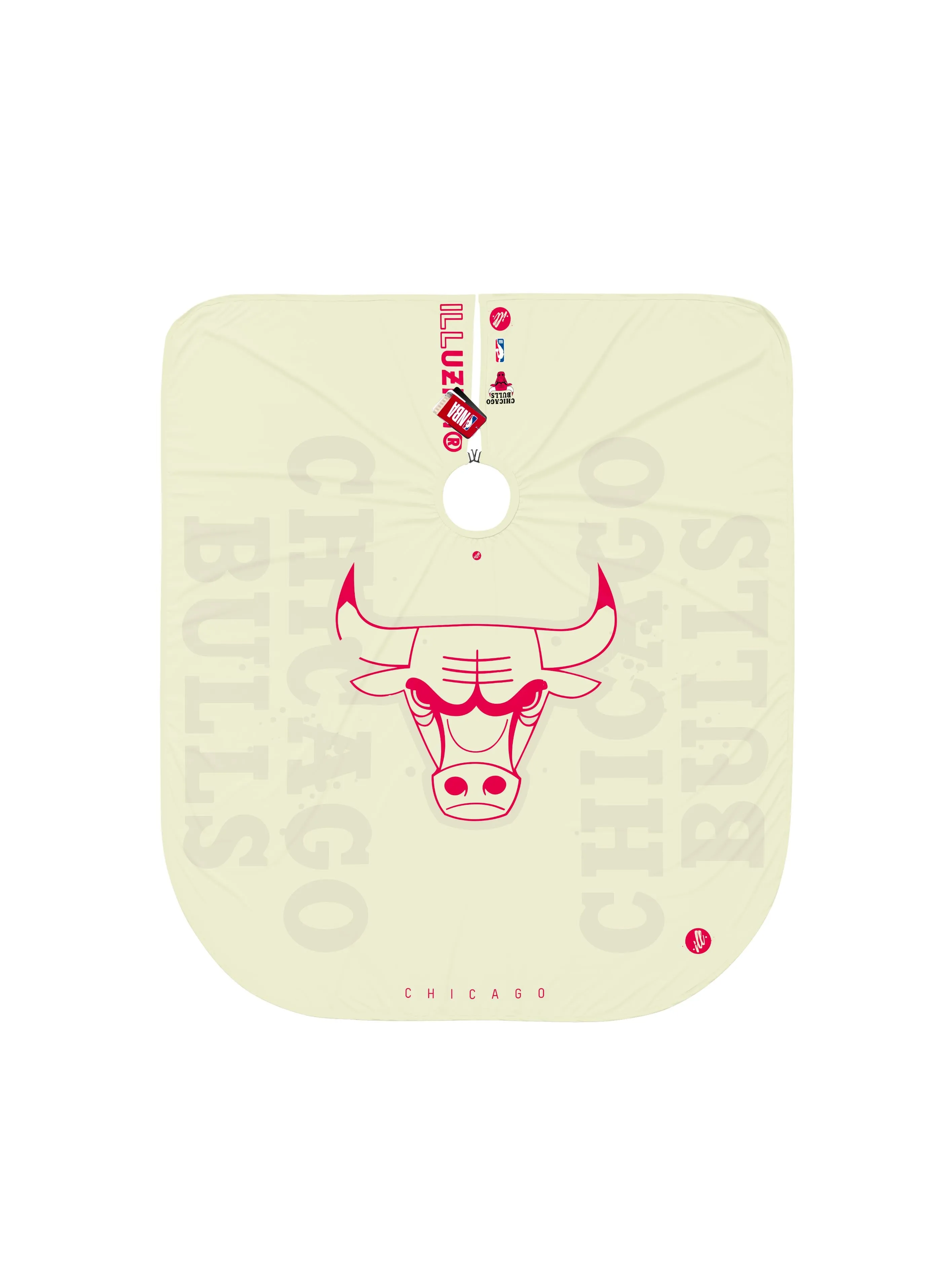 Chicago Bulls Tonal Cream PRO Cape