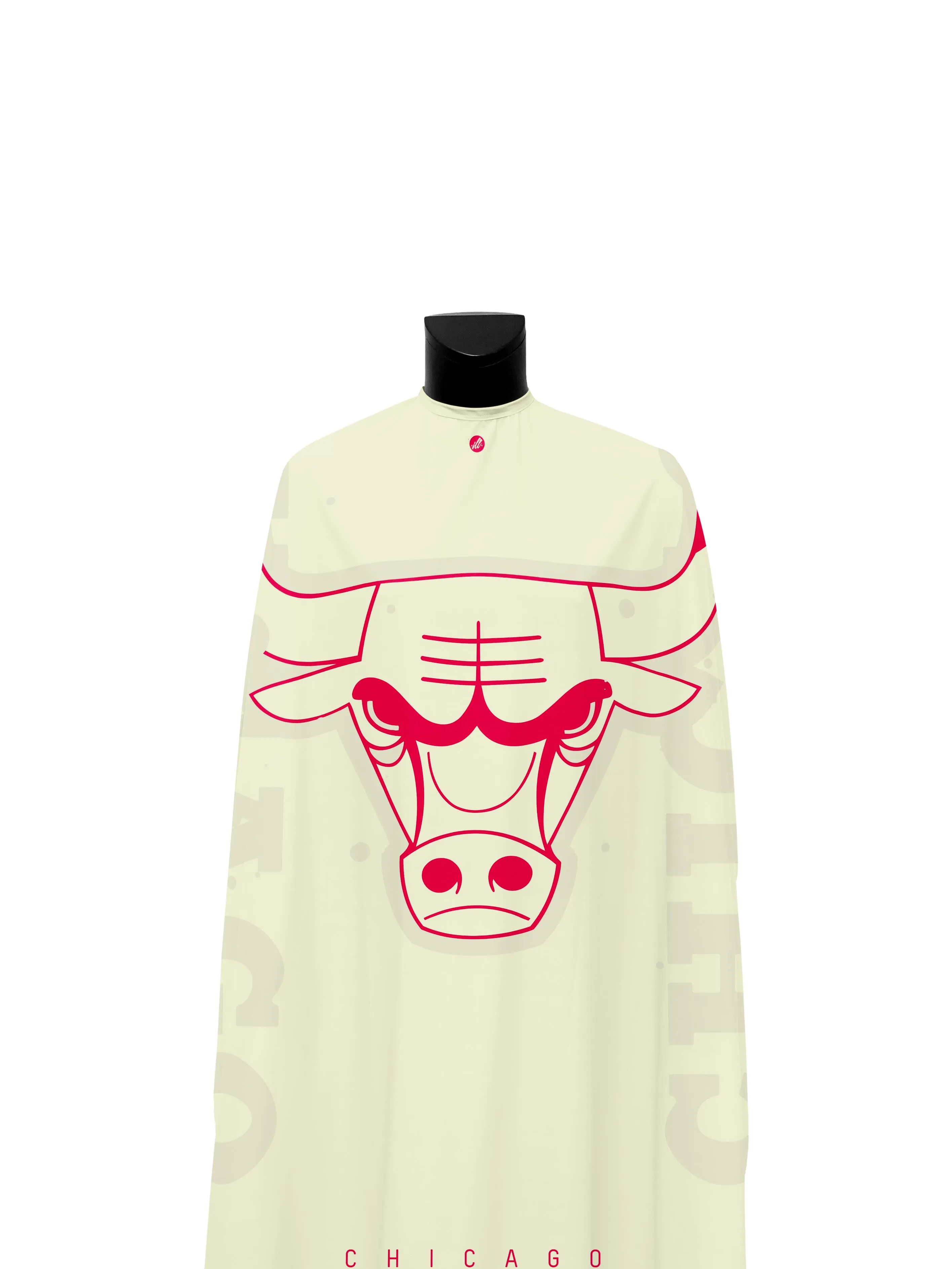 Chicago Bulls Tonal Cream PRO Cape