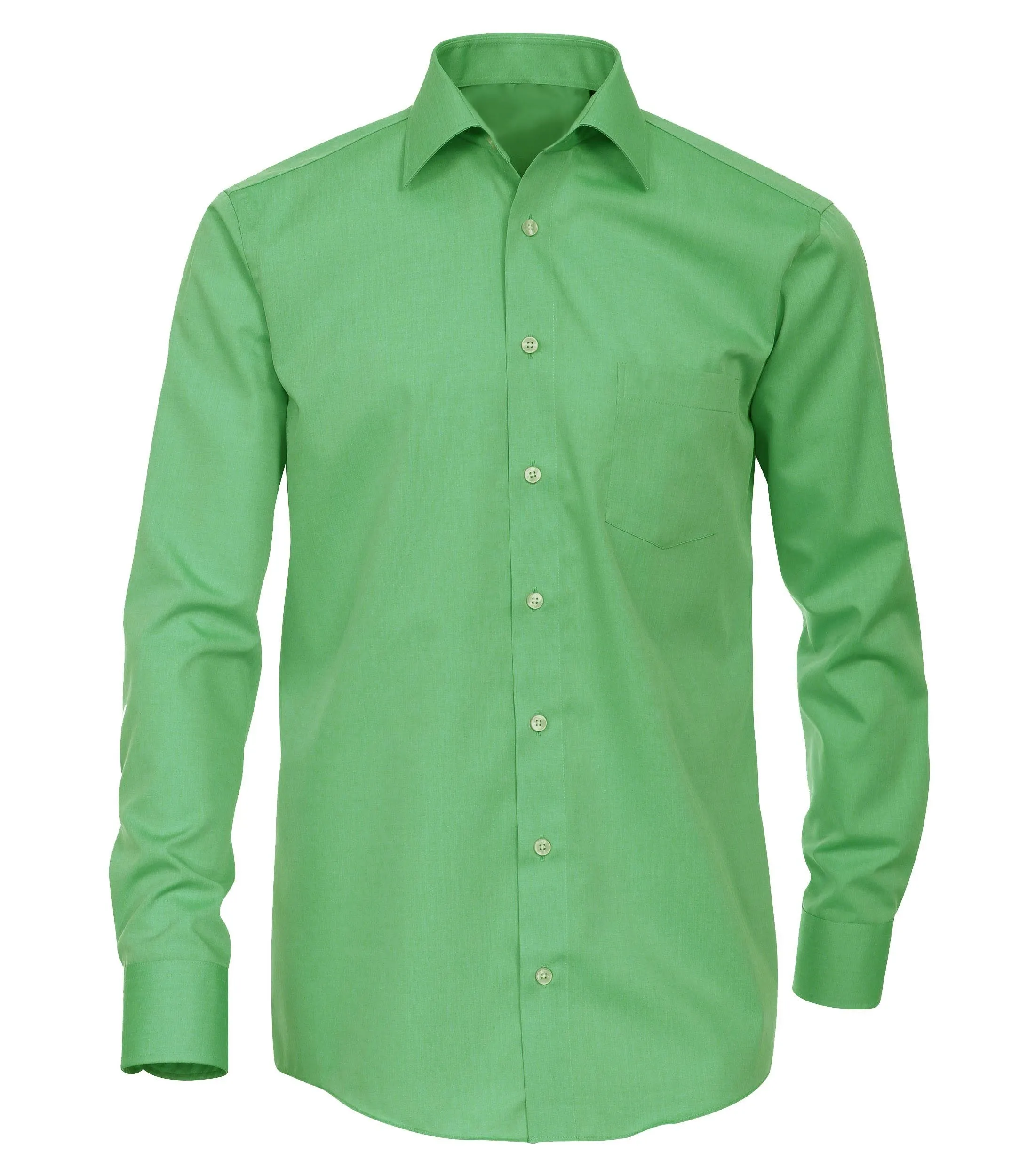 Classic Green Boys Dress Shirt