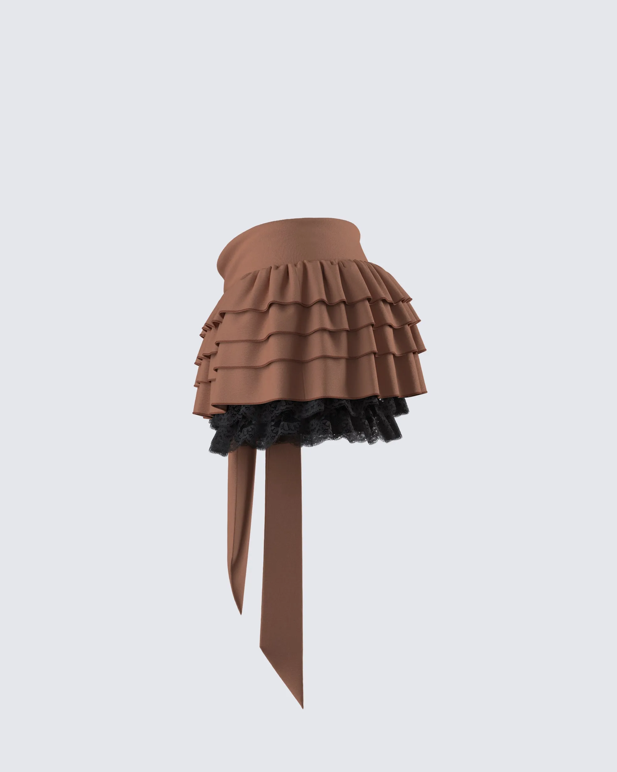 Dovie Multi Ruffle Layered Skirt