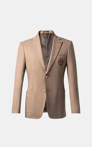 EXECUTIVE TAILORED MEN'S COAT LIGHT BROWN