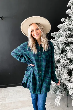 Fern Oversized Plaid Flannel