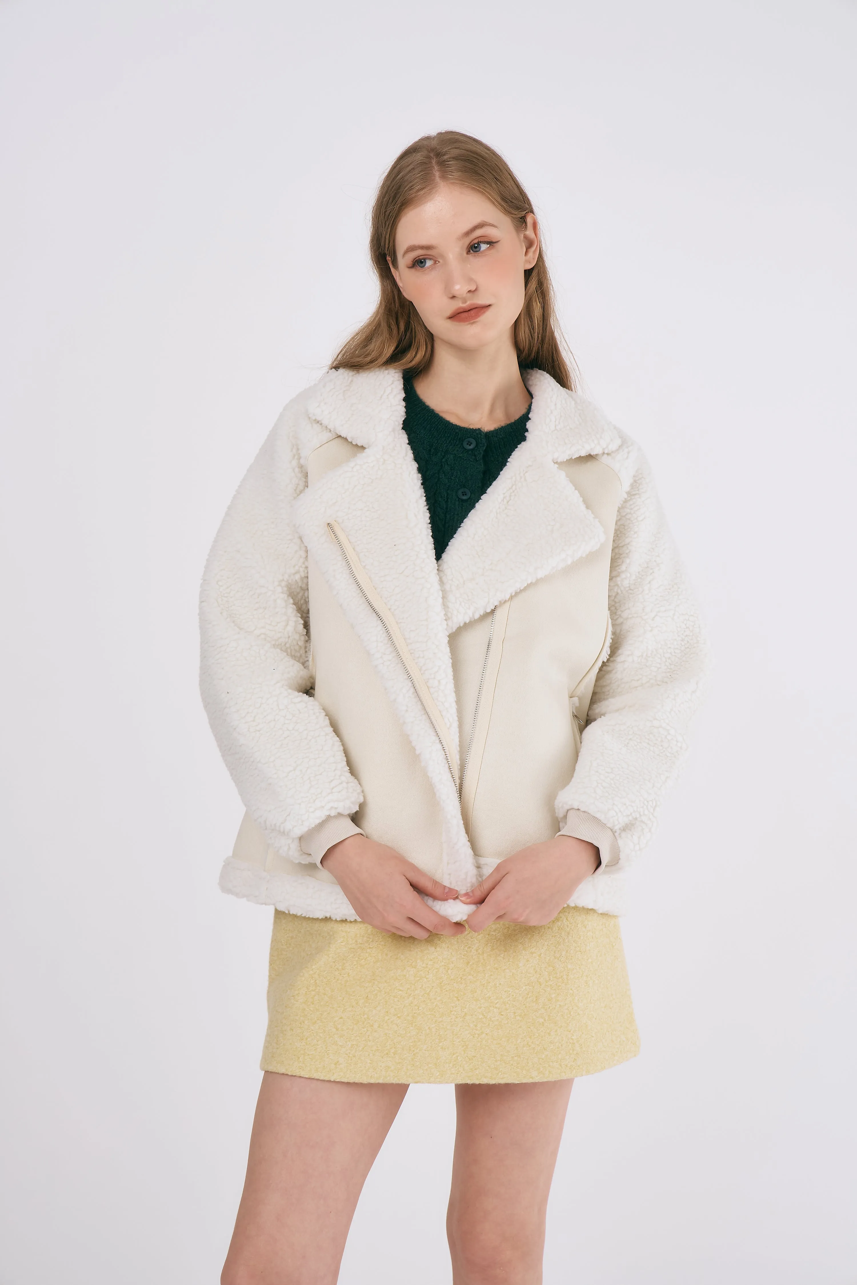 Gianna Faux Shearling Jacket