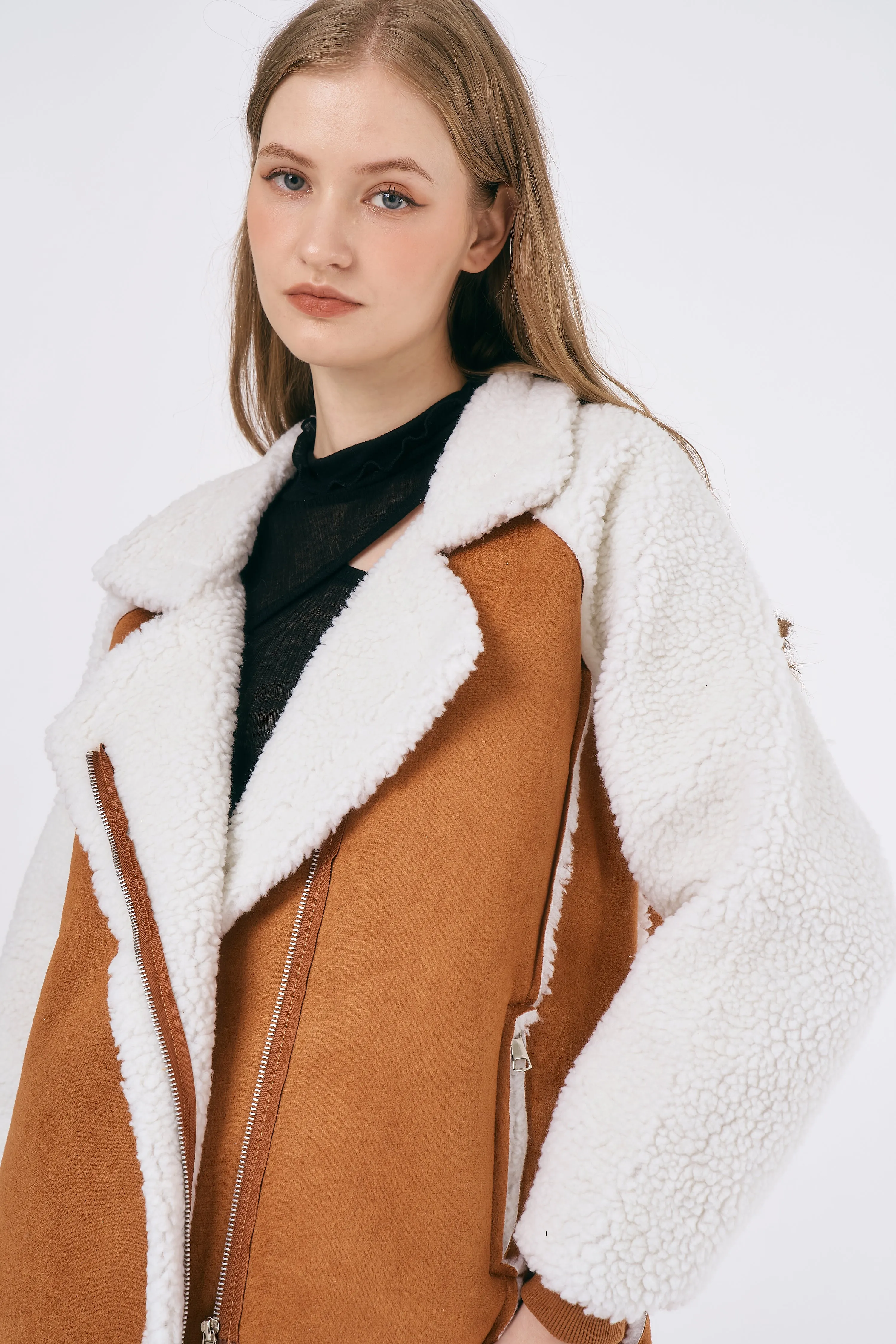 Gianna Faux Shearling Jacket