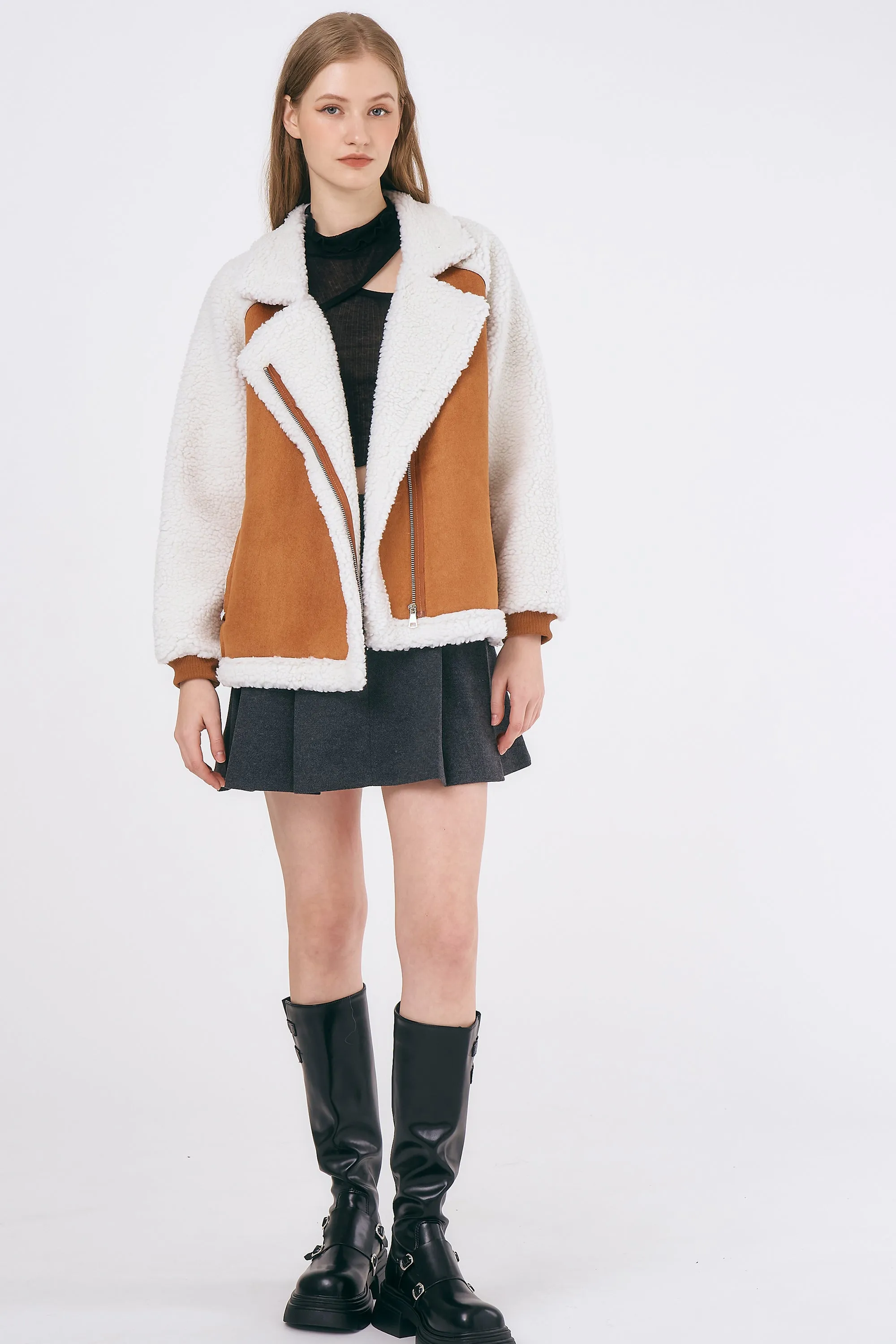 Gianna Faux Shearling Jacket