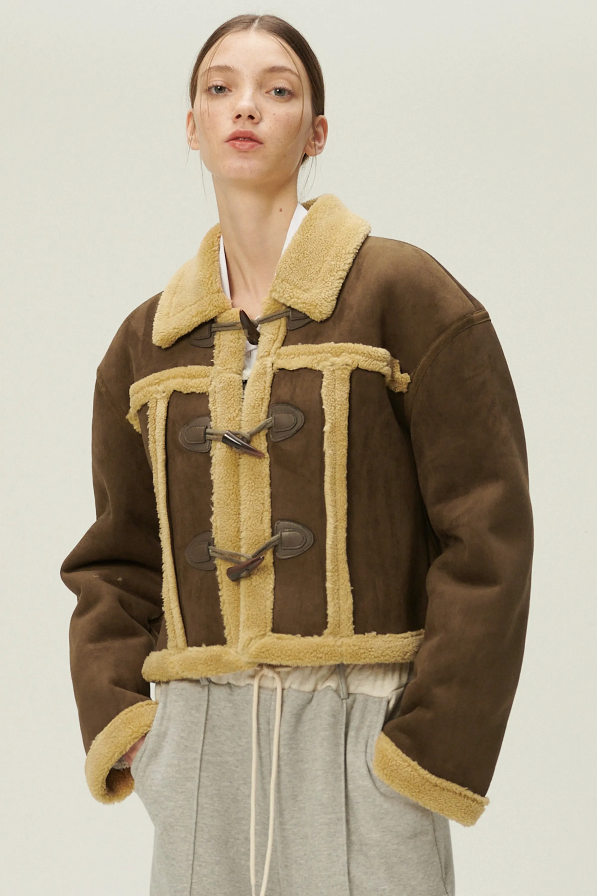 Helen Duffle Shearling Jacket