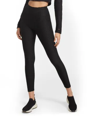 High-Waisted Textured Legging