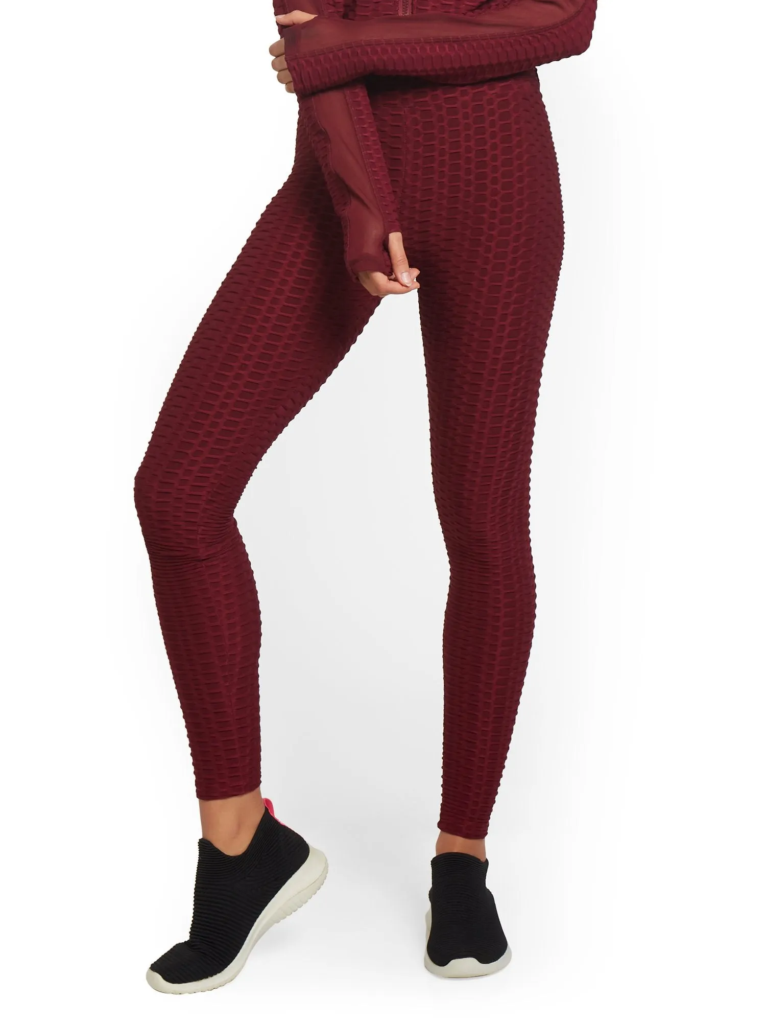 High-Waisted Textured Legging