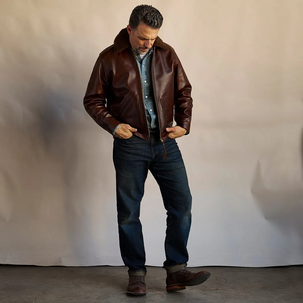 Horsehide Shearling Bomber NO.325 | LE x20