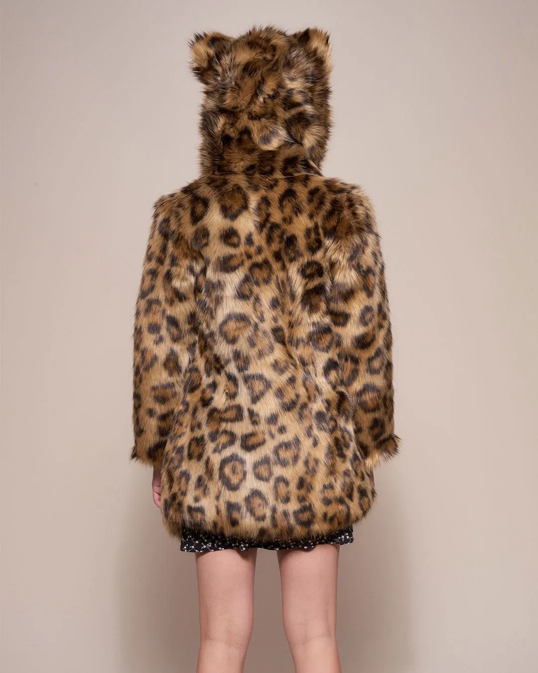 Javan Leopard Classic Faux Fur Coat *Almost Purfect*  | Women's