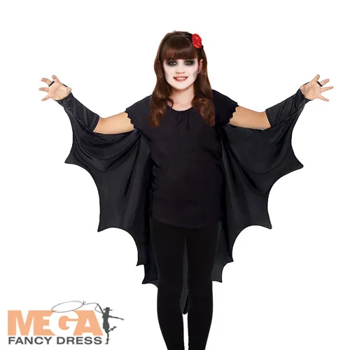 Kids Bat Cape Nocturnal Adventure Costume