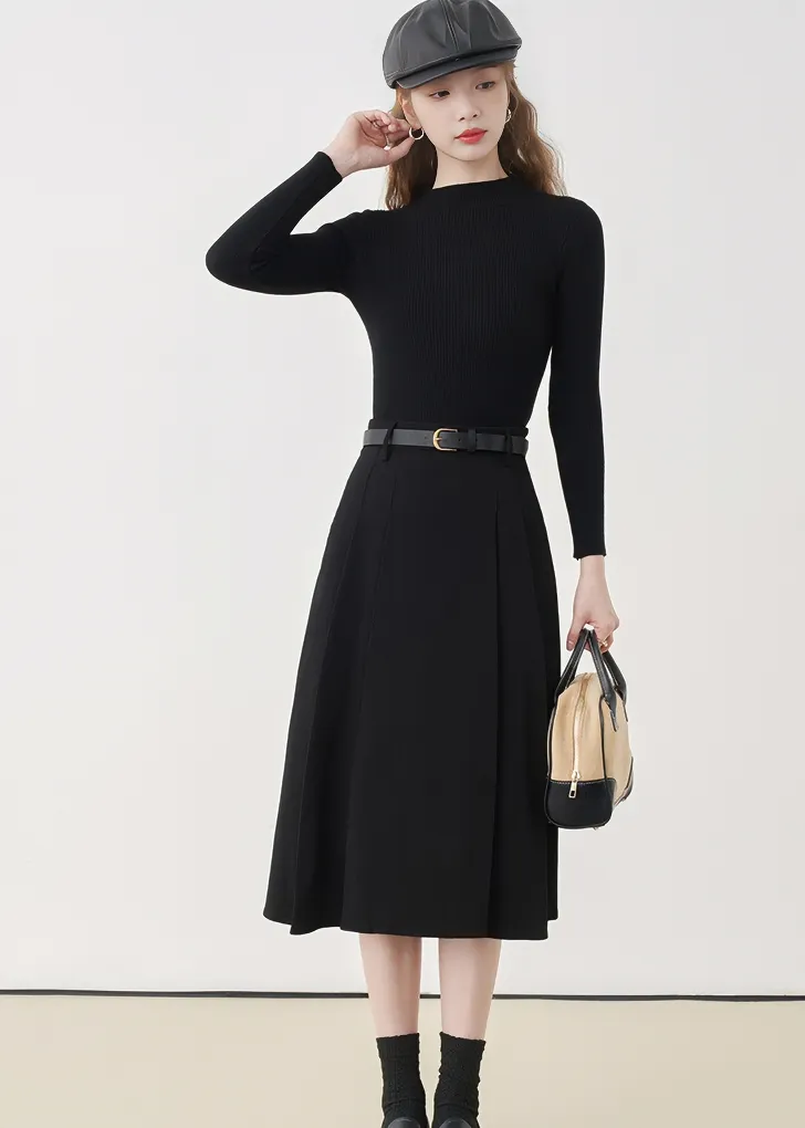 LAYERED BELT SKIRT