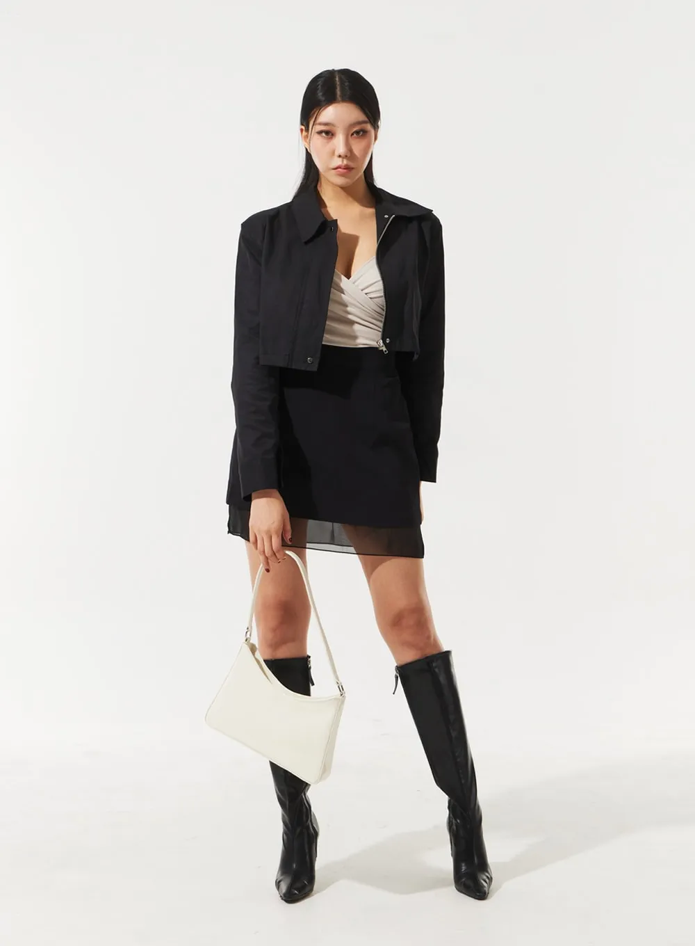 Layered Mini Skirt IM329