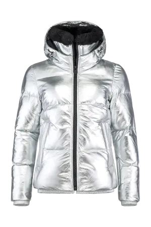 Legacy Leather Metallic Ski Jacket