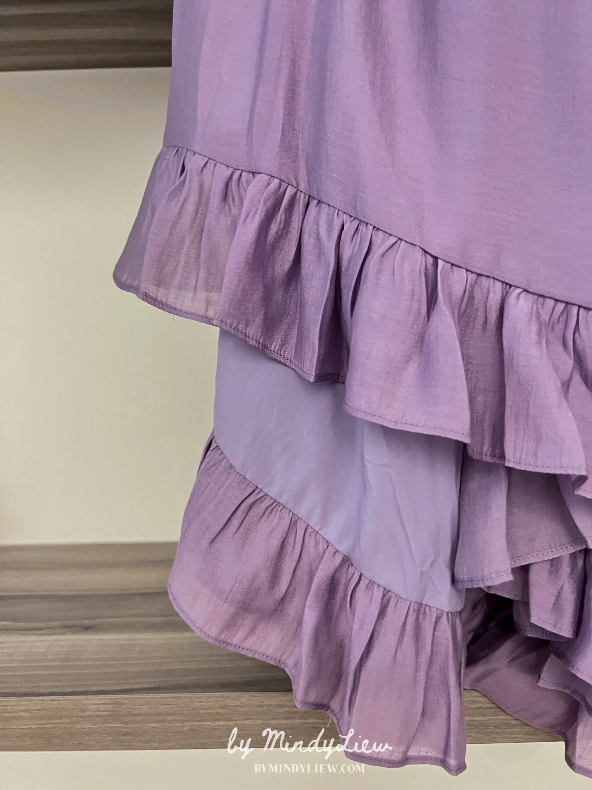 ML24333 Purple Layered Skirt