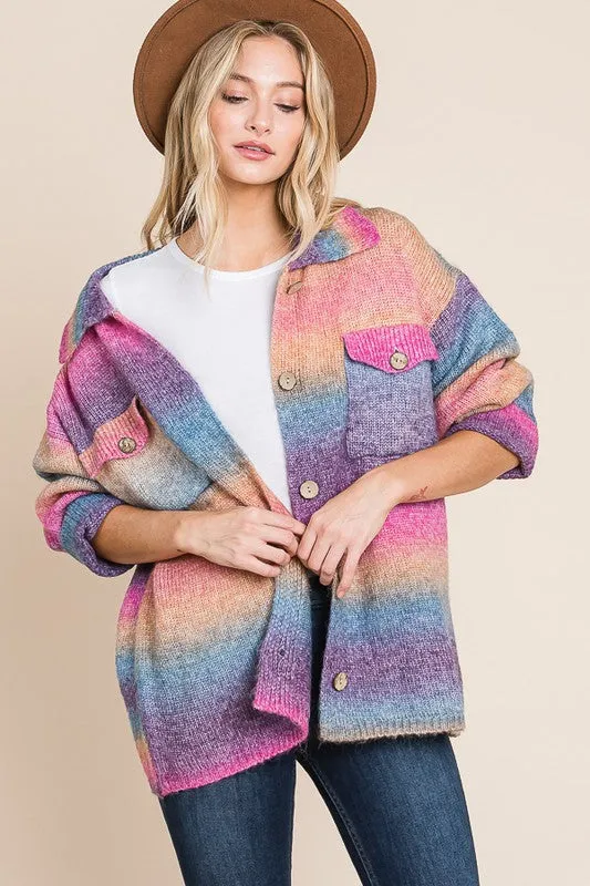 Multi Colored Knit Sweater