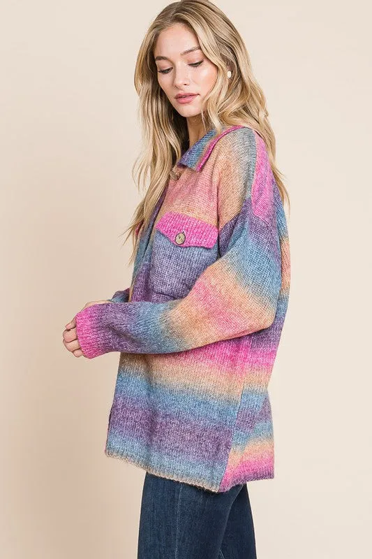 Multi Colored Knit Sweater