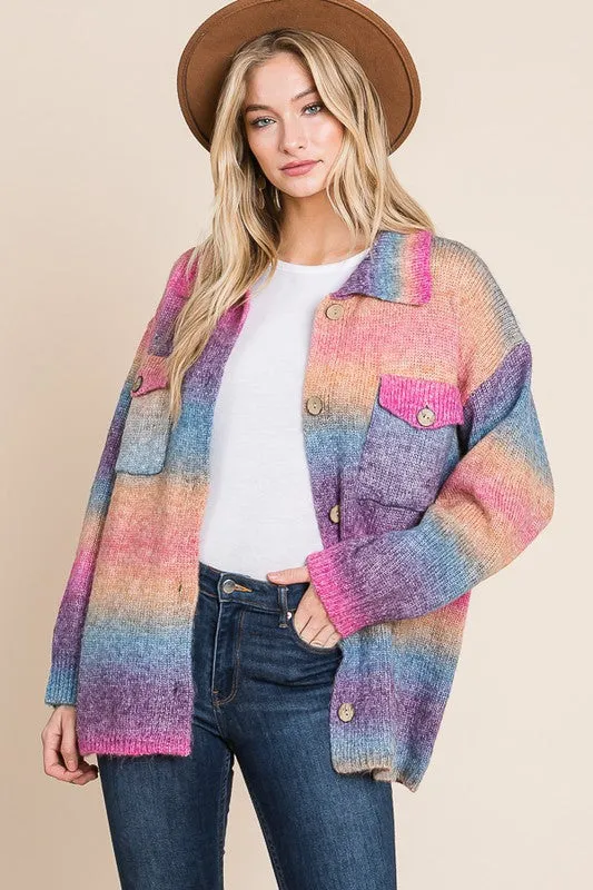 Multi Colored Knit Sweater