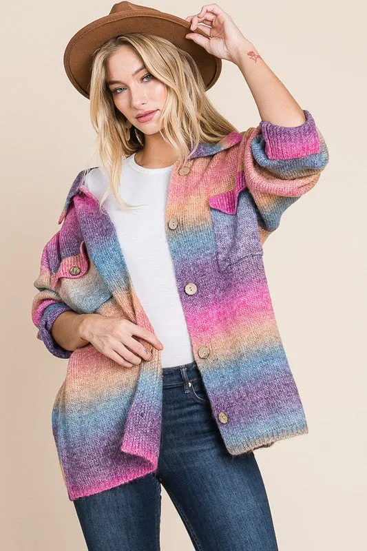 Multi Colored Knit Sweater