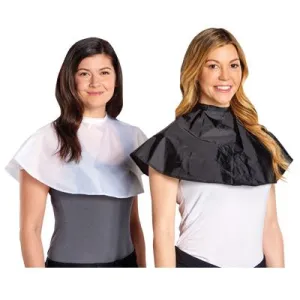 Nylon Make-Up Cape with Velcro (BLACK)