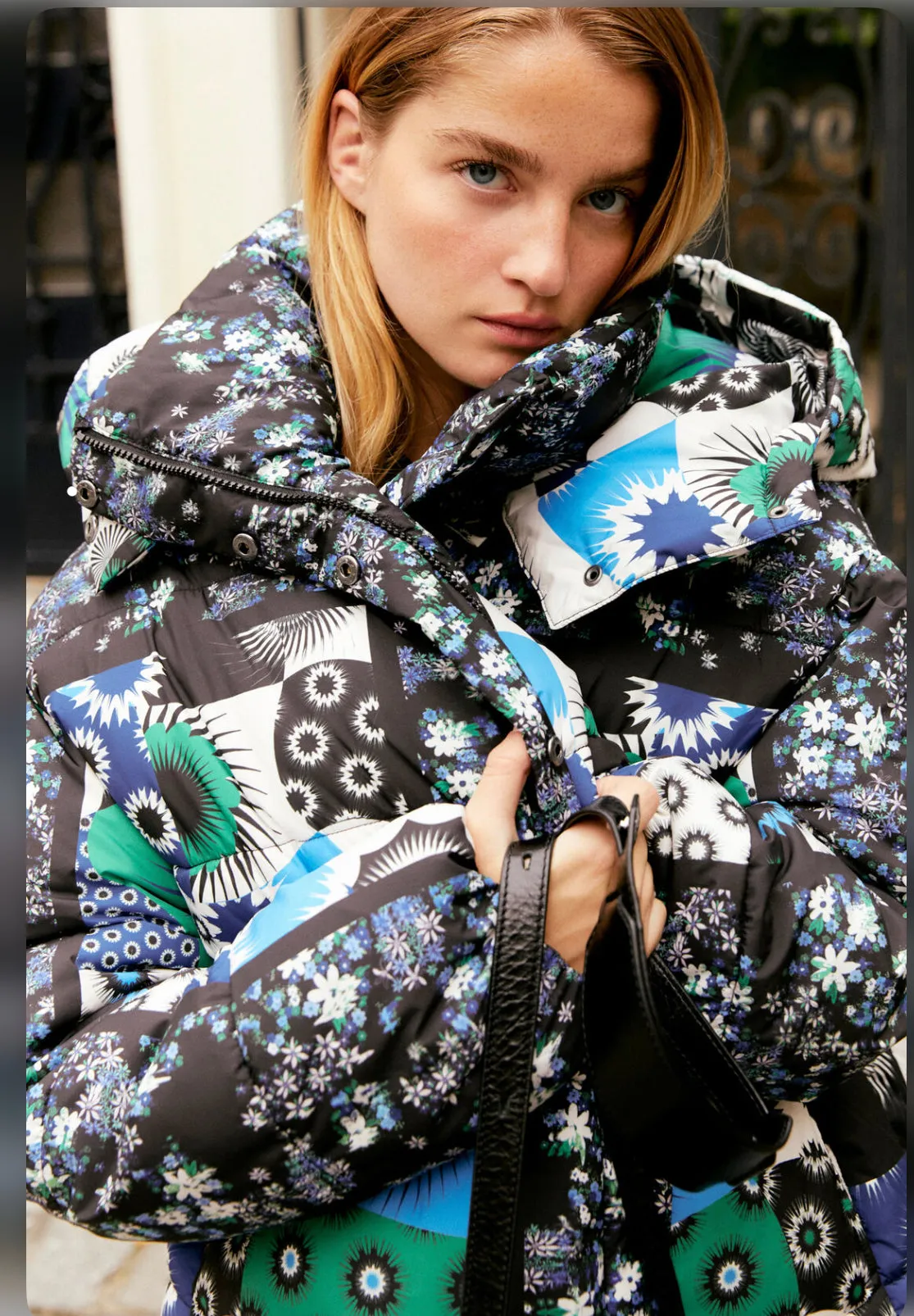 Padded patchwork jacket