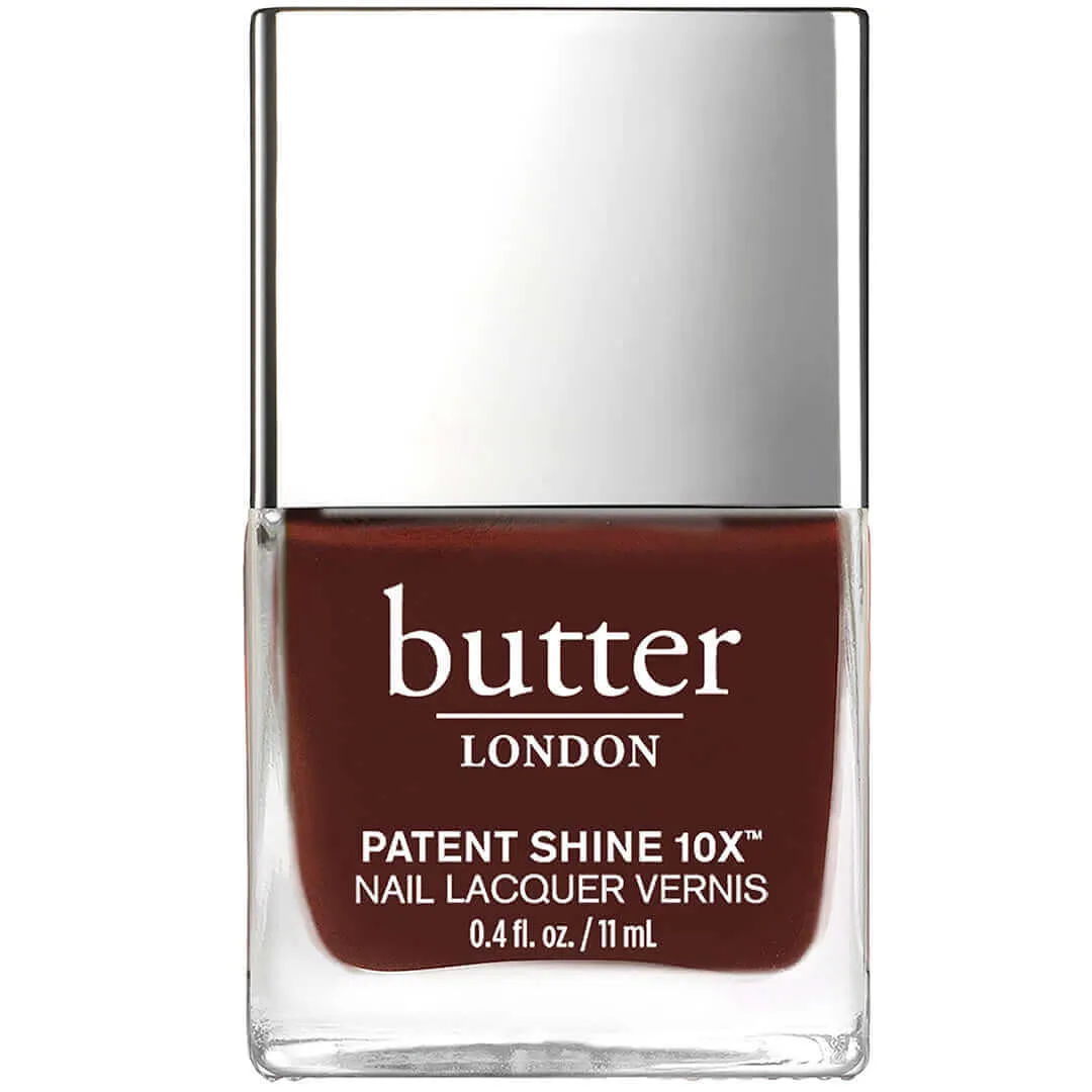 Patent Shine 10X Nail Lacquer - Boozy Chocolate, 0.4 fl oz