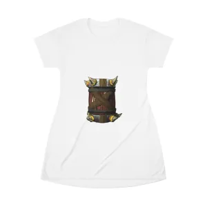 Raptor Barrel All Over Print T-Shirt Dress