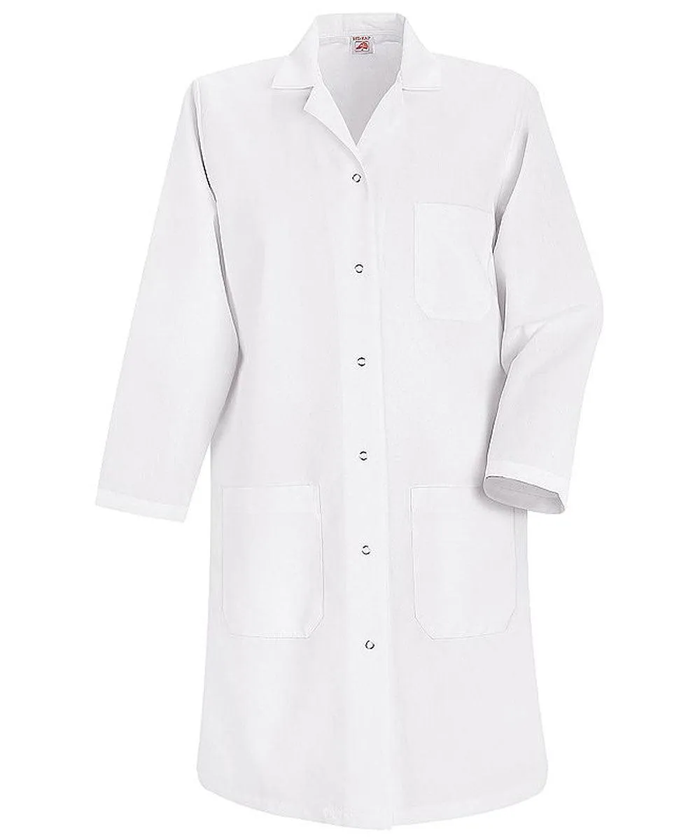 Red Kap 38.25 inch Six Button Front Women Medical Lab Coat