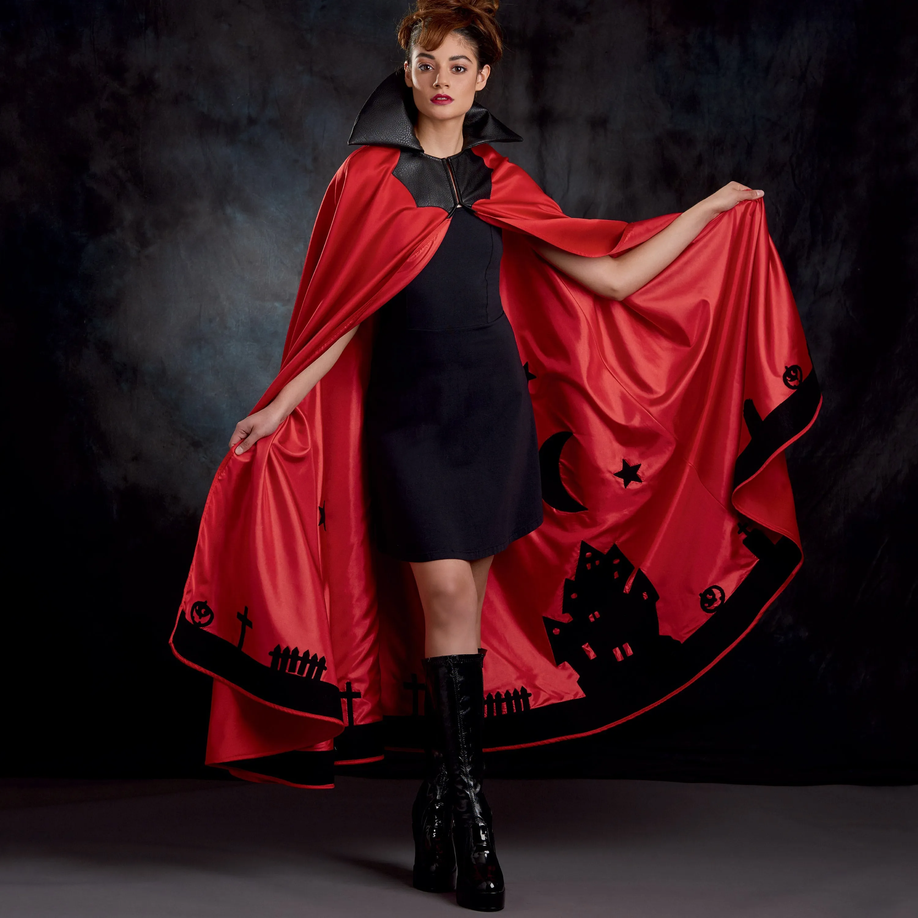 Simplicity Pattern 9008 Misses' Cape with Tie Costumes