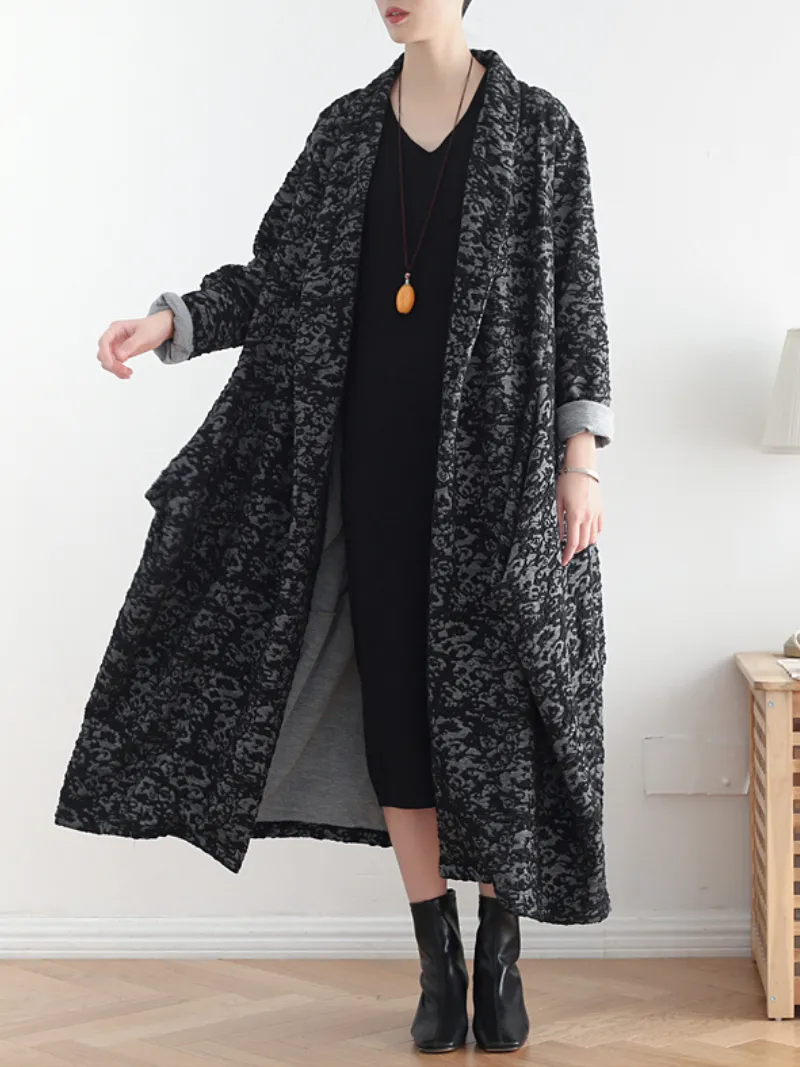 spring and autumn open style cardigan coat dress with side pockets