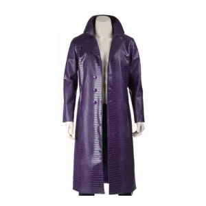 Suicide Squad Jared Leto Joker Purple Coat