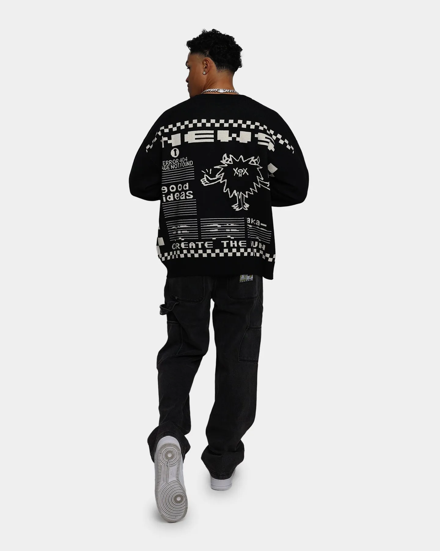 Taka Original Moody Bob Mosaic Crewneck Black