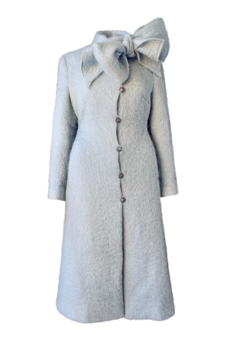 The Grand Bow Mohair Coat