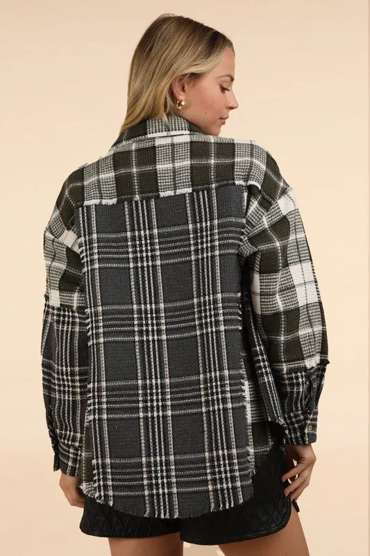 VER120 - PLAID SHACKET