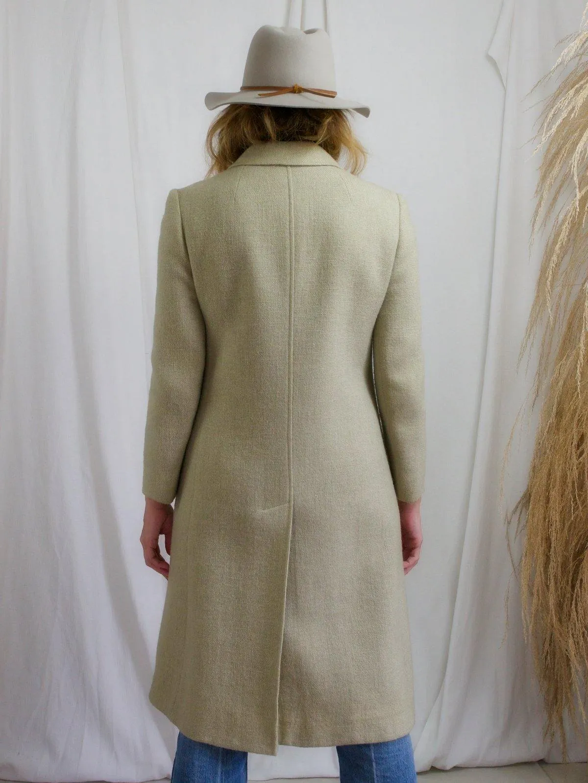 Vintage Pistachio Tailored Coat