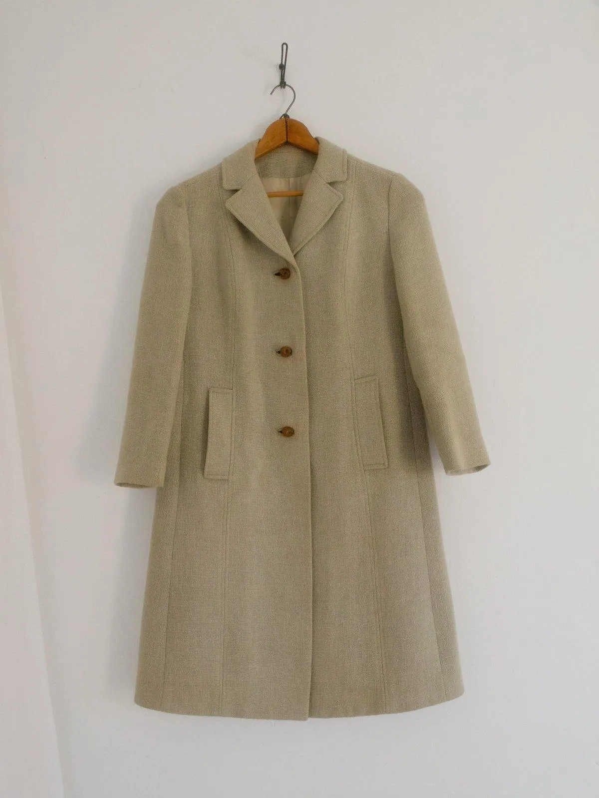 Vintage Pistachio Tailored Coat