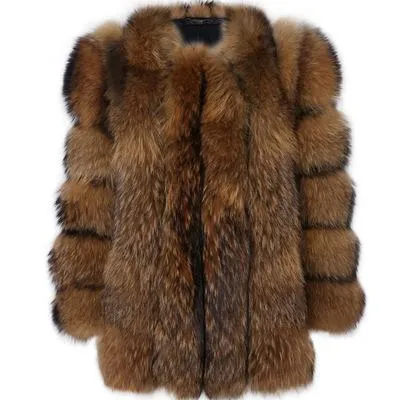 Women chunky open front solid color faux fur coat