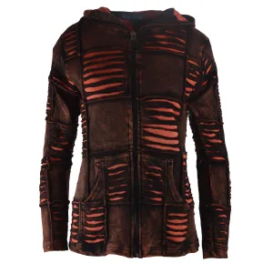 women-hooded-razur-cut-patch-designed-jacket